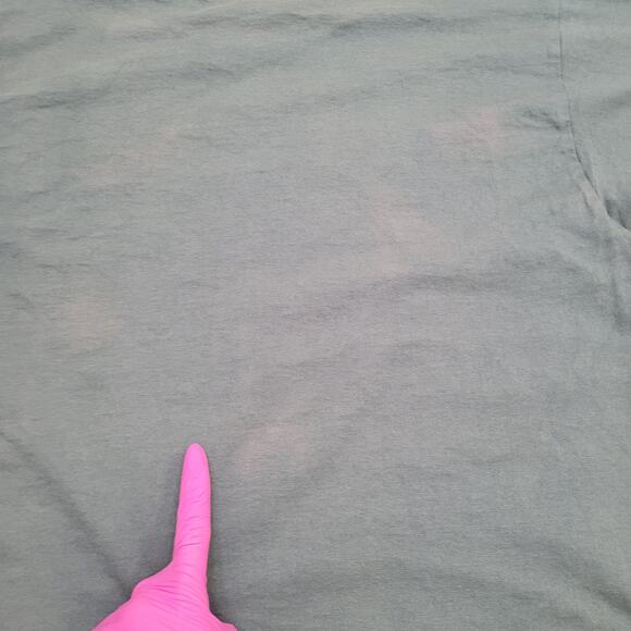 Vintage 90s Native-American Indian Wolf Shirt Medium 19x26 Green - Picture 4 of 13